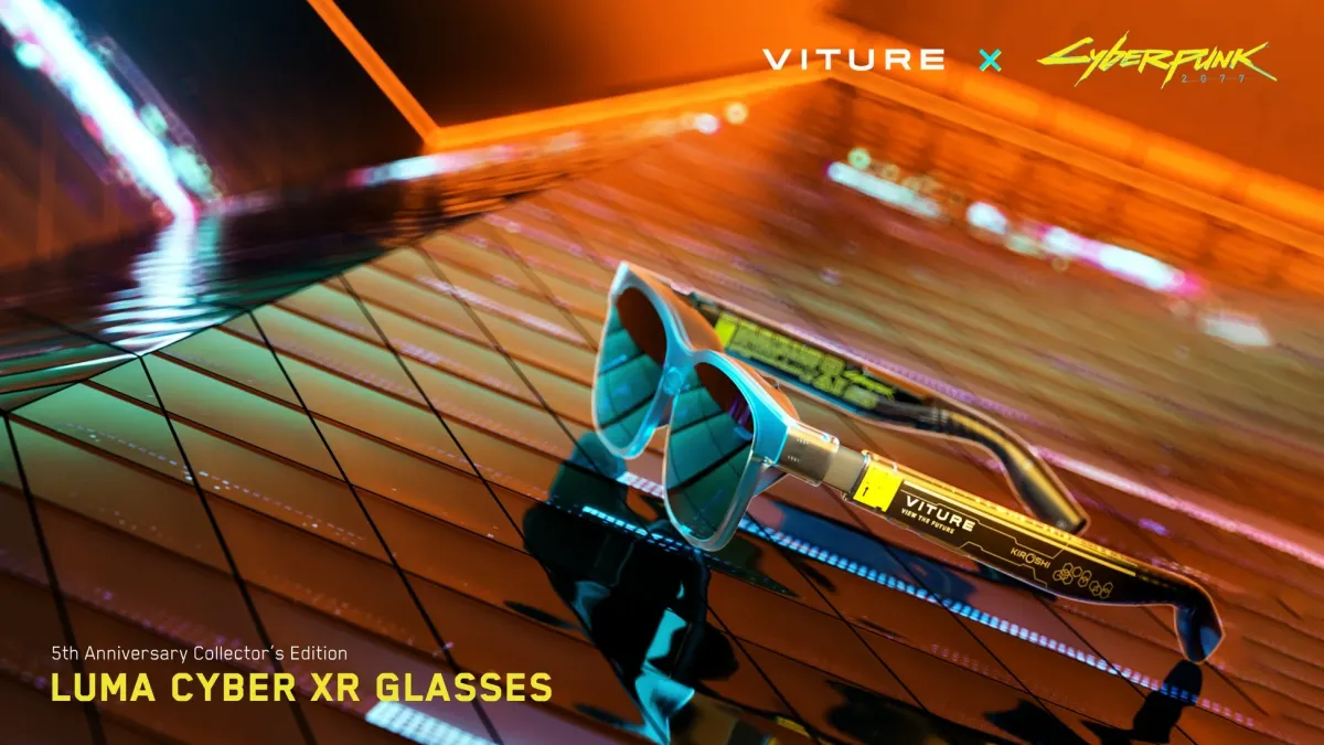 VITURE X CYBERPUNK 2077 5th Anniversary Collector's Edition LUMA CYBER XR GLASSES