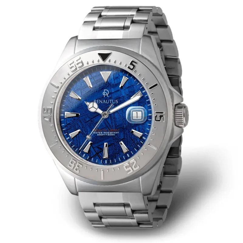 RENAUTUSのメンズ腕時計(ブルーカラー)
