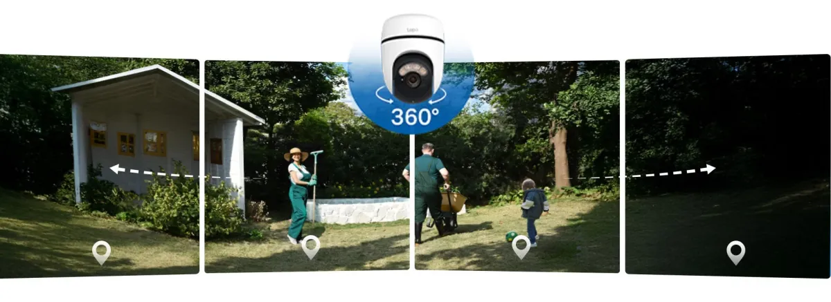 Tapo C630 KIT パンチルト機能