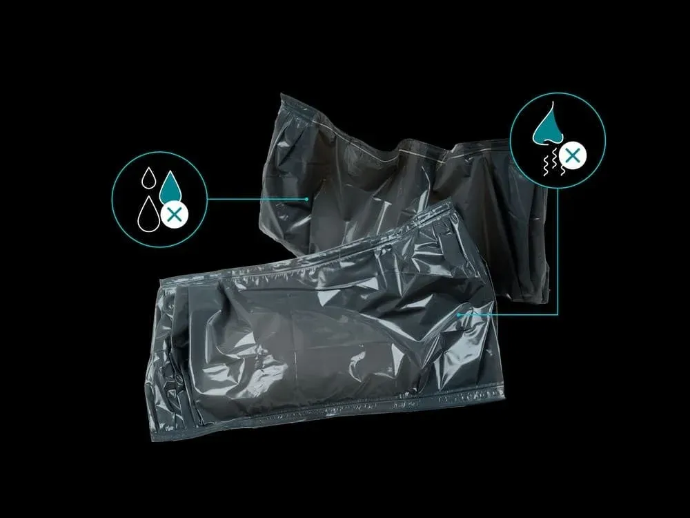 防水・防臭機能を示すアイコン