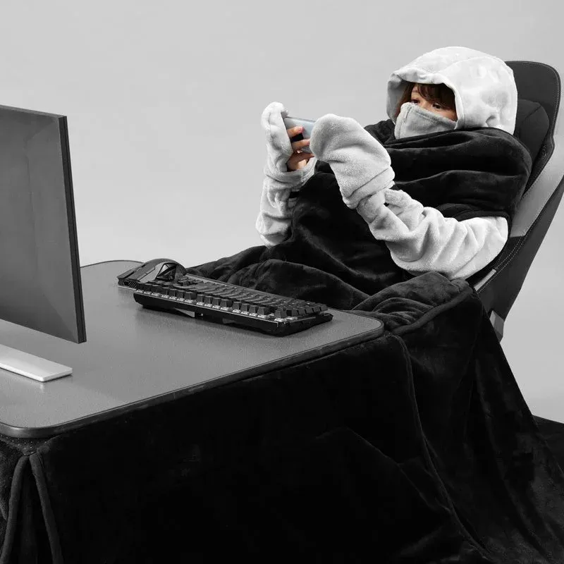 フード付きブランケットでゲーム