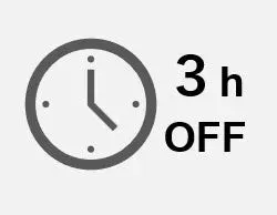 3時間自動オフ機能