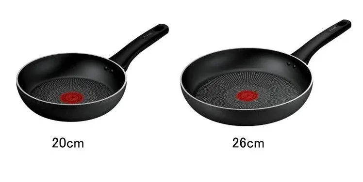 ティファール IHチタン・エクセレンスブラックスパークルフライパン2pcsセット