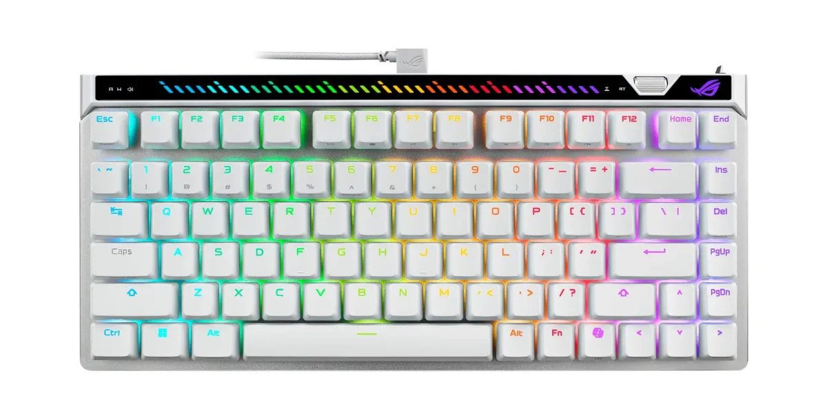 ROG Falchion Ace 75 HEの白色モデル