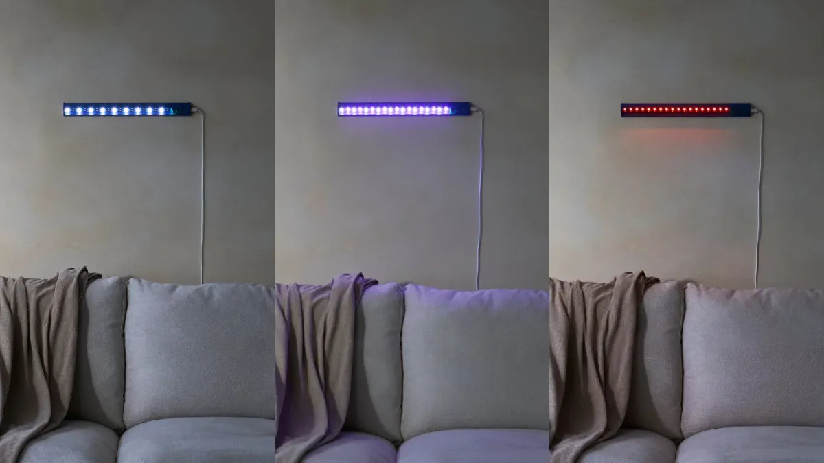 リビングでのPuribar使用例