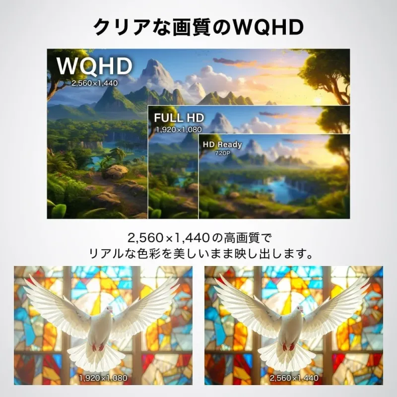 WQHD画質比較
