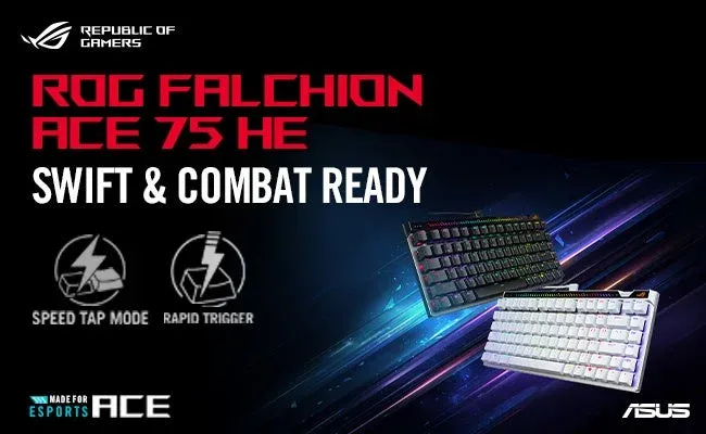 ROG Falchion Ace 75 HEのプロモーション画像
