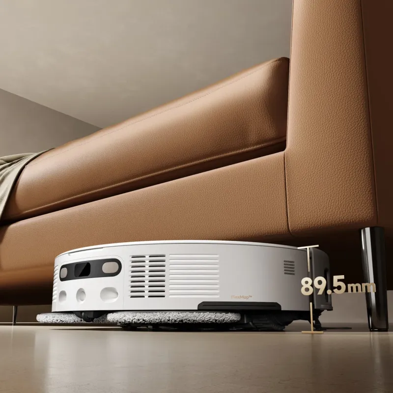 ソファ下の薄型ボディ