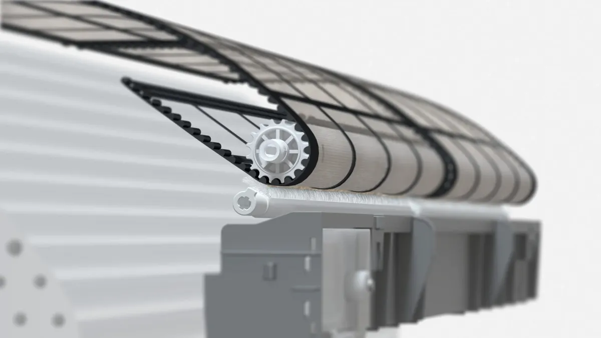 フィルターお掃除ロボットの内部構造