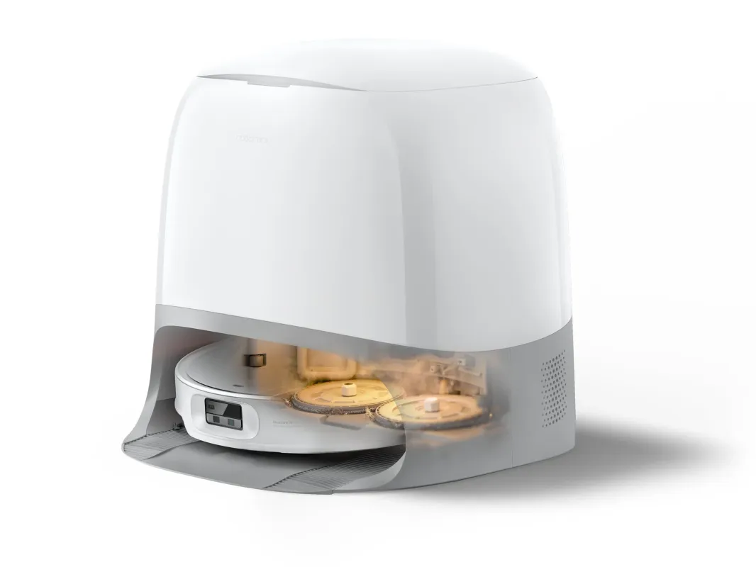 Roborock製ロボット掃除機と自動洗浄機能付きドッキングステーション