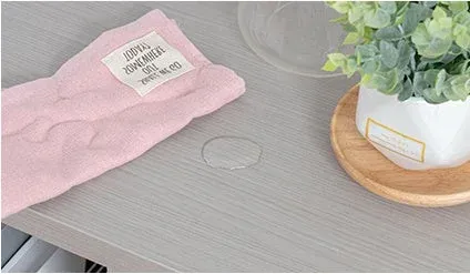 キズや汚れに強いメラミン加工