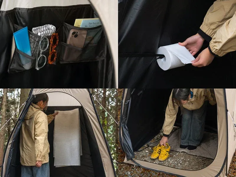 プライベートテント内部の機能