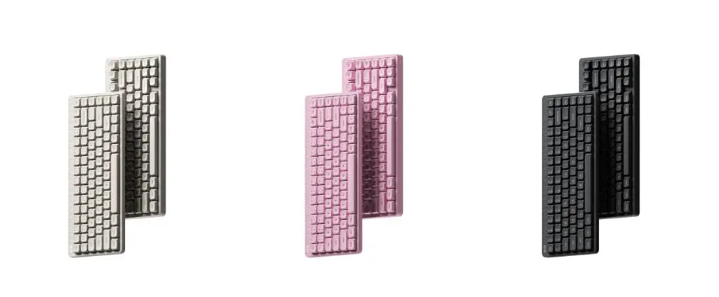 3色のNode75キーボード