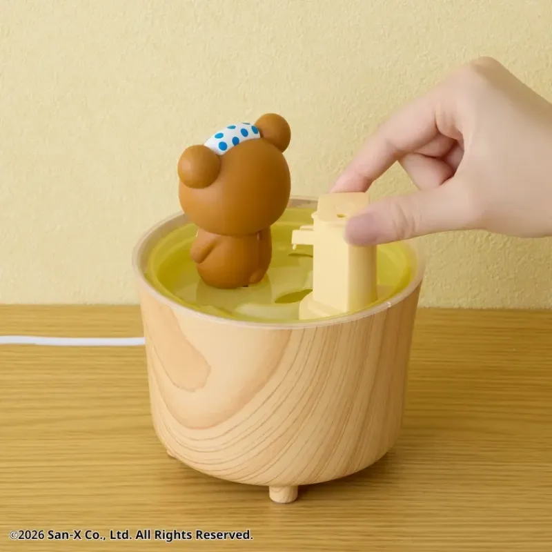 湯口パーツを回して加湿量を調整