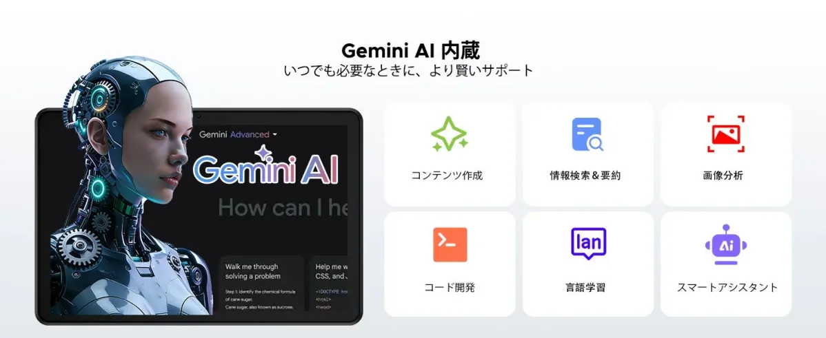 Gemini AIの機能