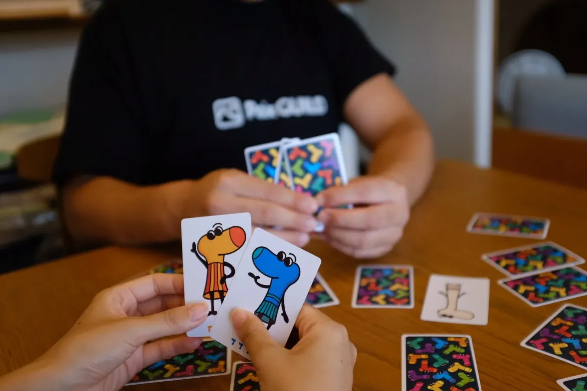 ぼくのくつしたどこいった プレイ風景1