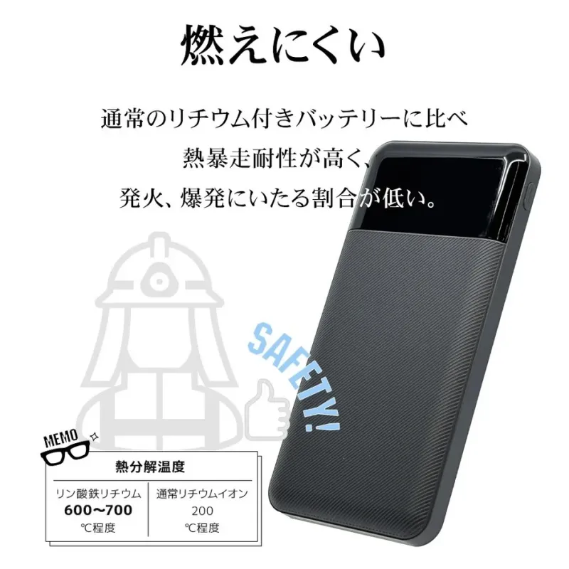 燃えにくい特性