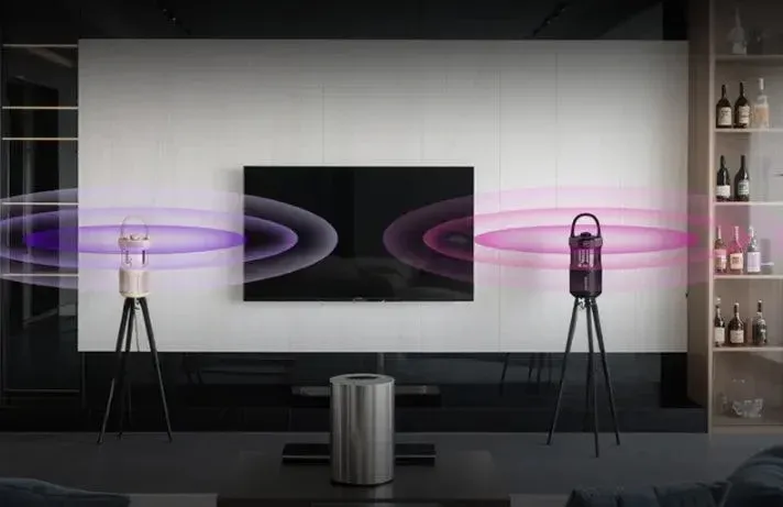 リビングの2台のスピーカー