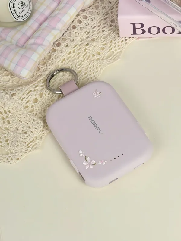 桜とモバイルバッテリー