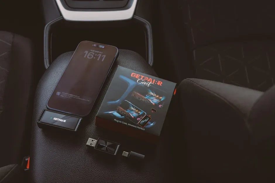 iPhoneとGetPairr Castデバイス