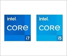 Intel Core i7とi5のロゴ