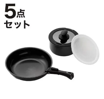 IHスピンコート取っ手がとれる5点セット