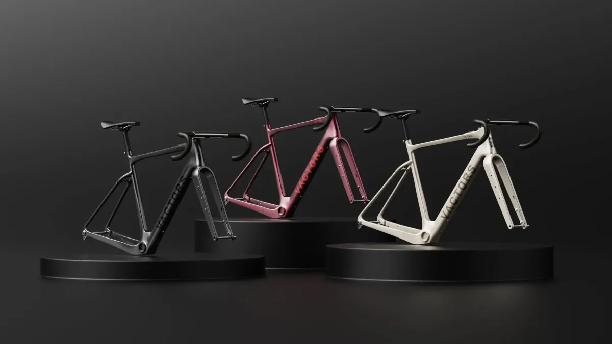 3色のEX ONE自転車フレーム