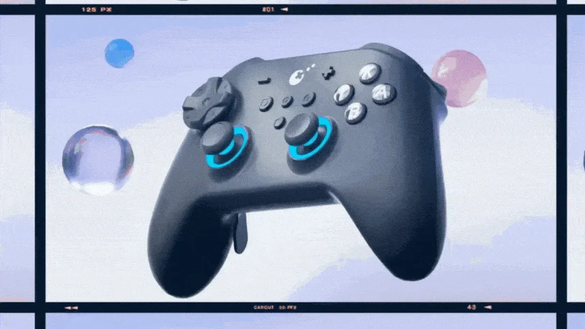 ゲームコントローラーのジョイスティック部分