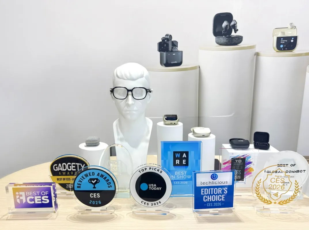 CES 2026で評価された製品と受賞ロゴ