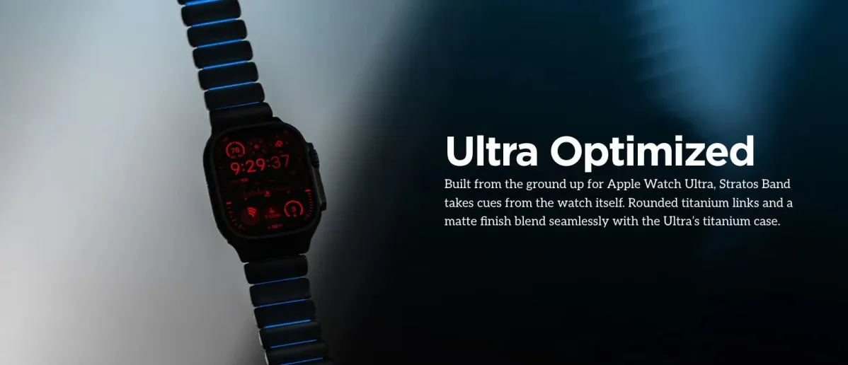Apple Watch Ultraに最適化されたStratos Band