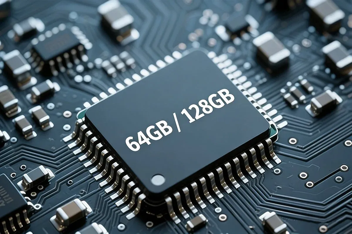 64GB/128GBストレージ