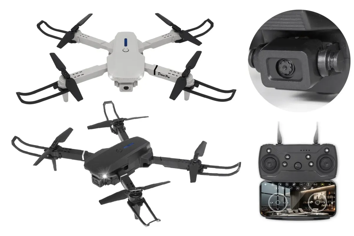 小型ドローンとコントローラー