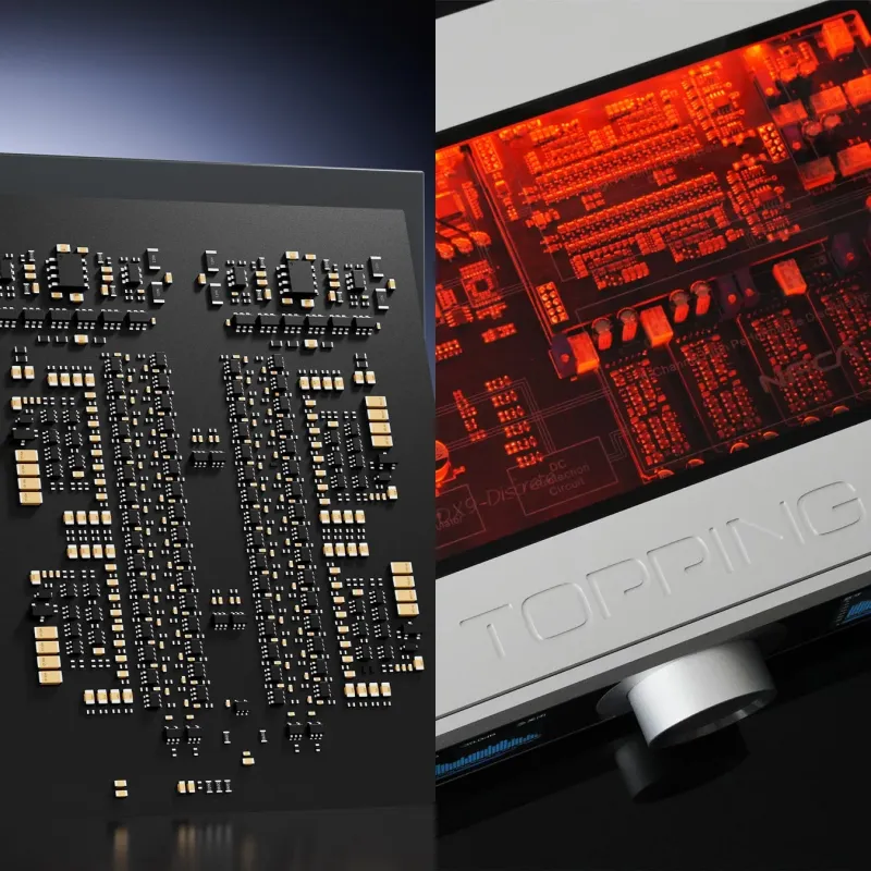 回路基板のクローズアップ