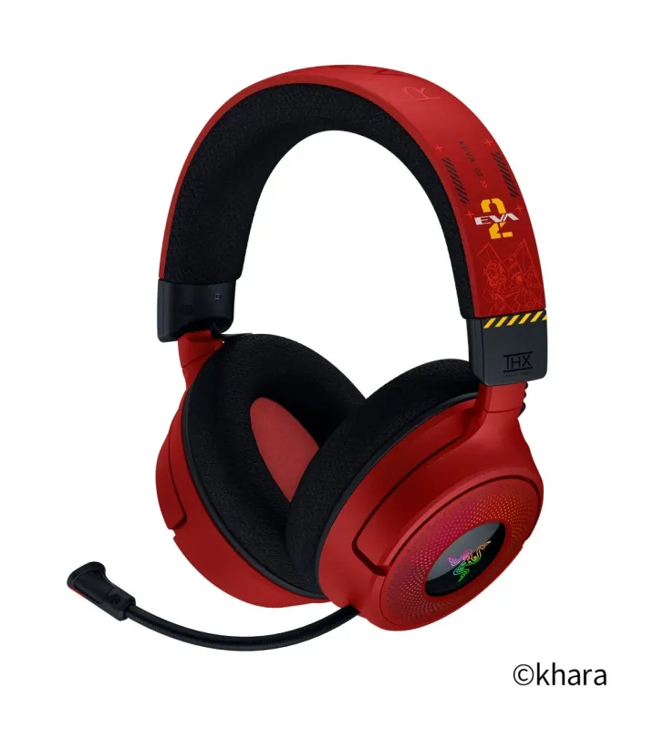 Razer Kraken V4 – EVANGELION（EVA-02）Edition