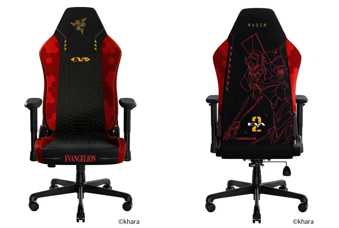 Razer Iskur V2 X – EVANGELION（EVA-02）Edition