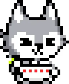 ピクセルアートのZETAくん