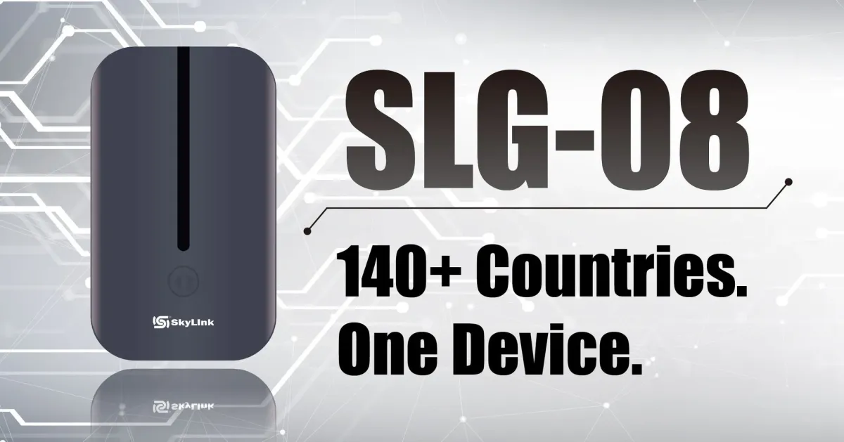 SLG-08 SkyLink 140+ Countries. One Device.