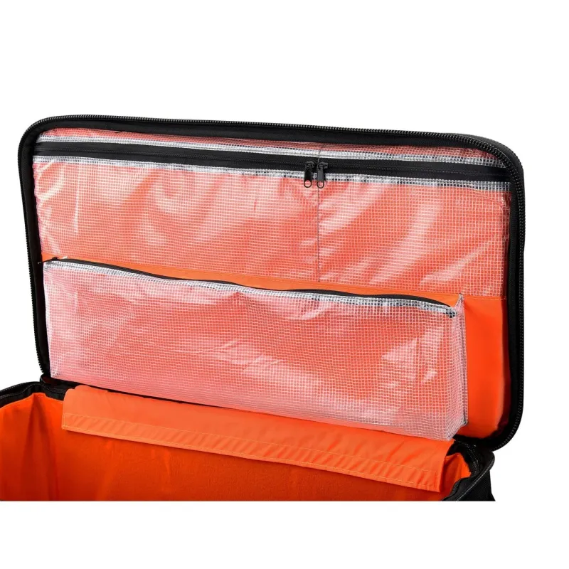 内部のオレンジカラー