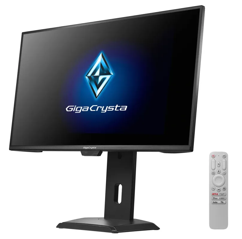GigaCrystaリモコンとモニター