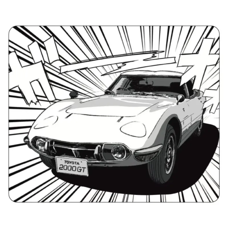 トヨタ2000GTの漫画風イラストのマウスパッド