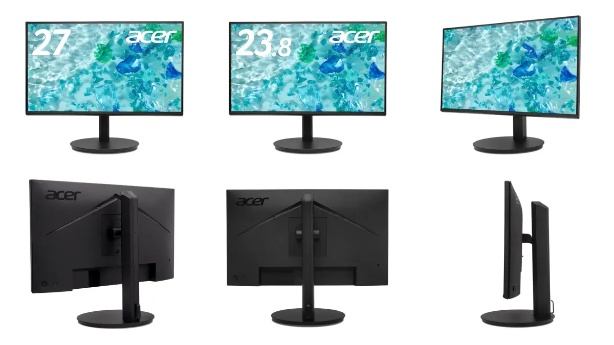 23.8インチと27インチのAcer VEROモニター