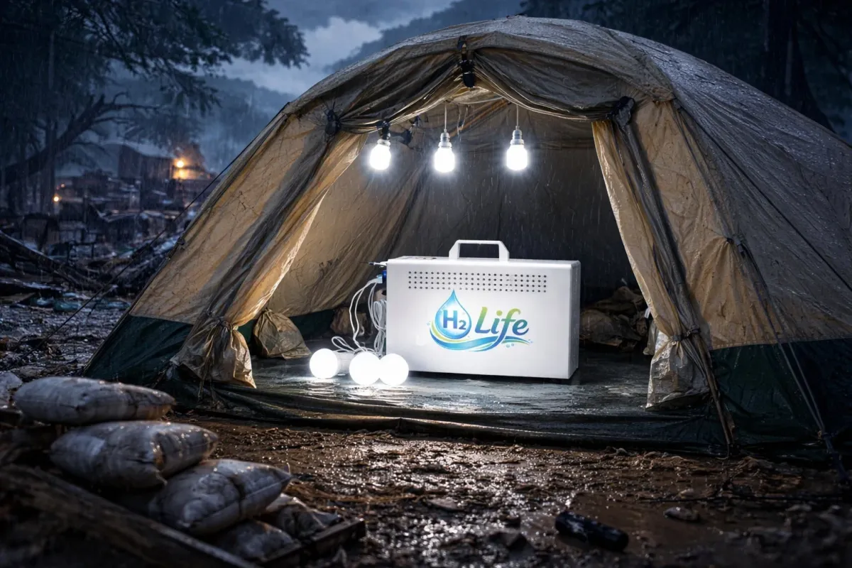 災害時の電源供給イメージ