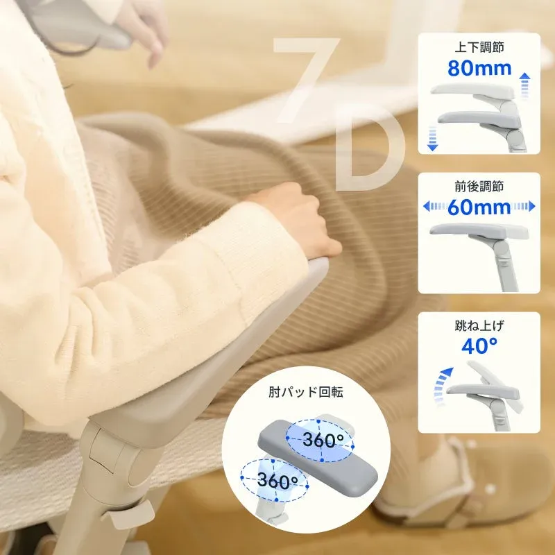 7Dアームレストの調整機能