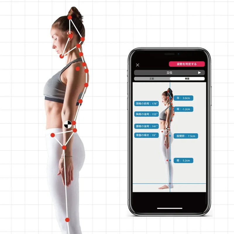 姿勢分析の様子