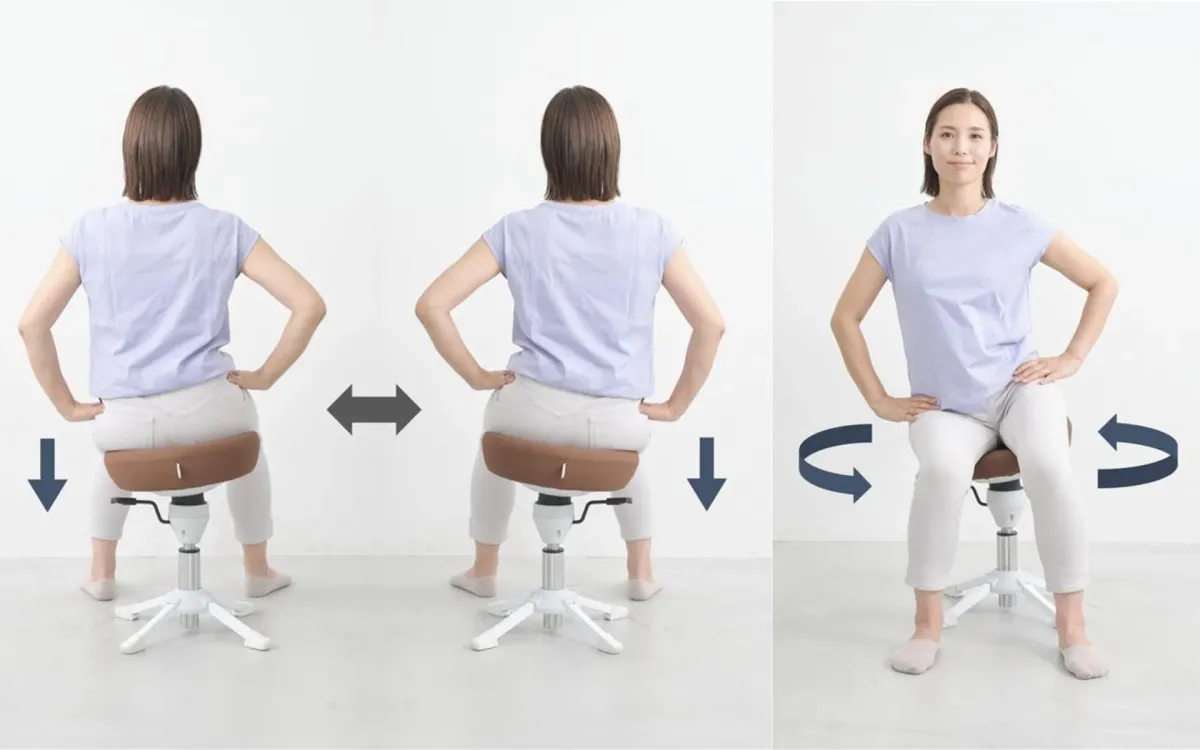 多様な動きでエクササイズ