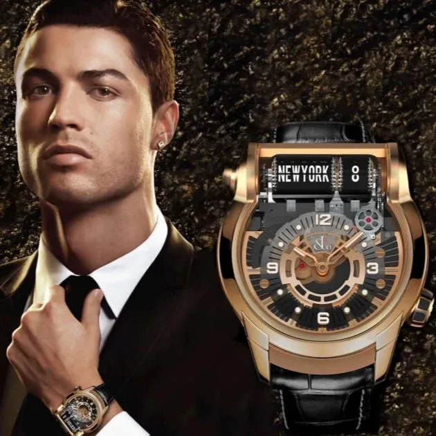 Cristiano Ronaldo wearing Jacob & Co. watch