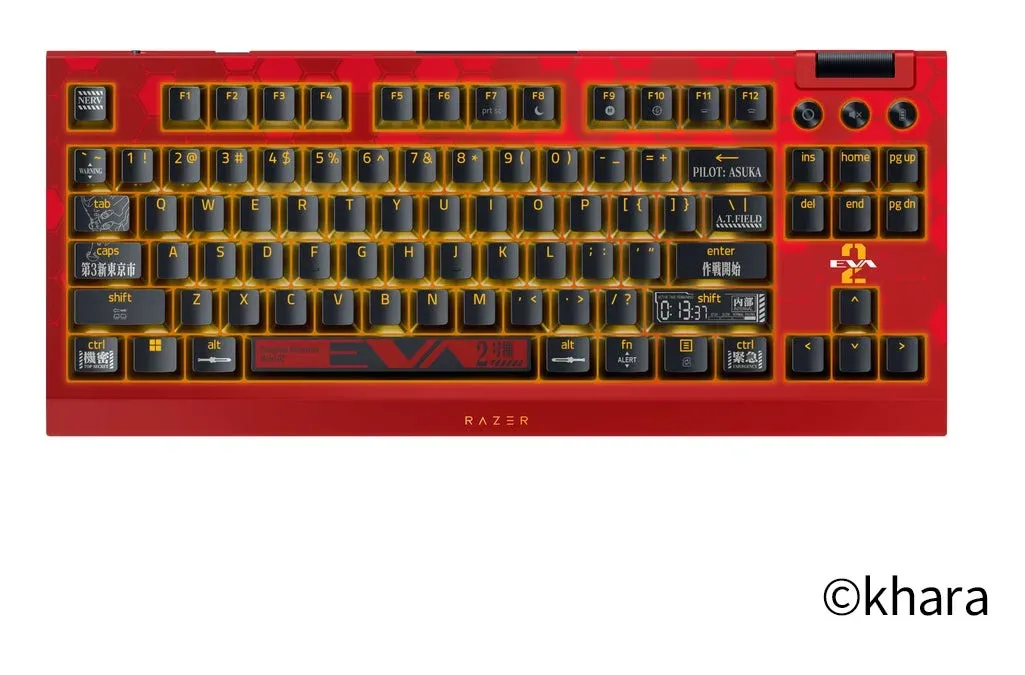 Razer BlackWidow V4 TKL HyperSpeed – EVANGELION（EVA-02）Edition