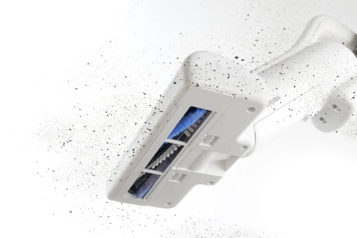 叩き回数と吸引力を示す画像