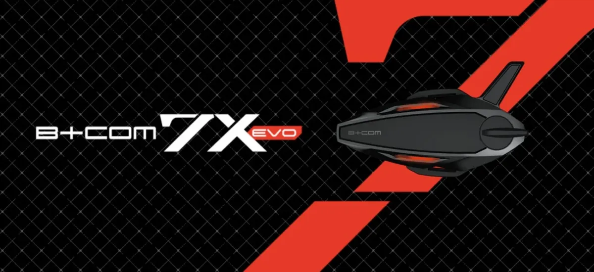 B+COM 7X EVOの製品ロゴと本体