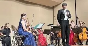 オーケストラと話す木村厚太郎氏